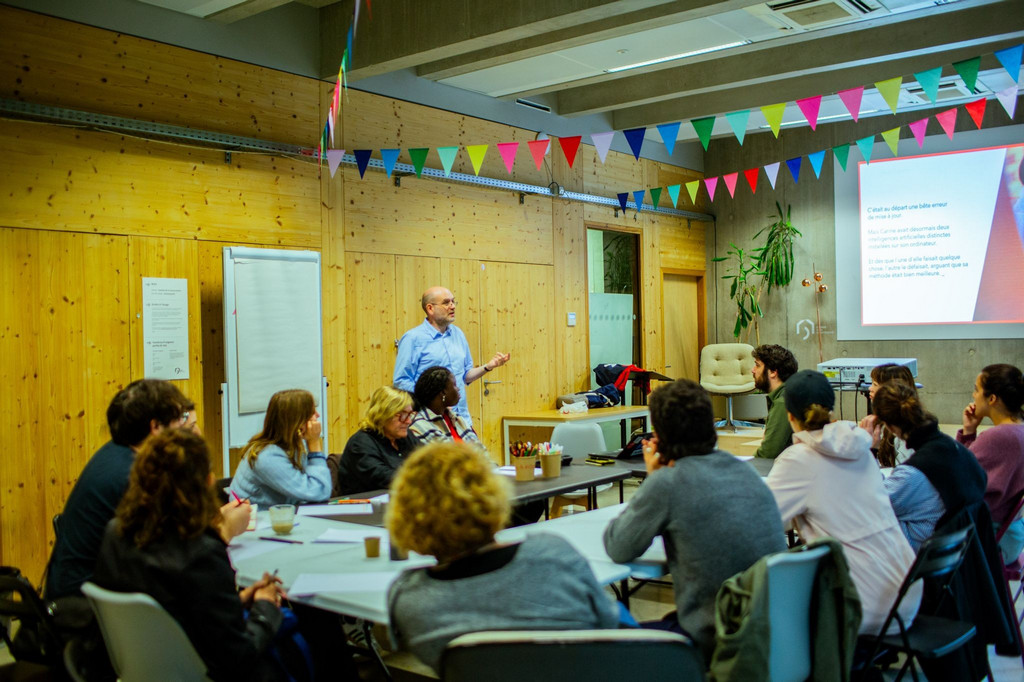 Atelier Mikrodystopies lors de l'évènement IAgora / Juin 2024